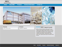 Tablet Screenshot of mecquartz.com